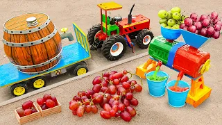 Top diy tractor making mini grape juice making machine | diy giant juice tank | HP Mini