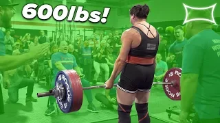 Sara Schiff Can Deadlift 600lbs & Holds a World Record