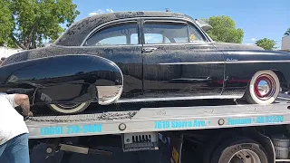 1950 chevy deluxe 235 engine going home