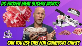 Can you use a manual Meat Slicer for Carnivore chips? Review of a frozen meat slicer