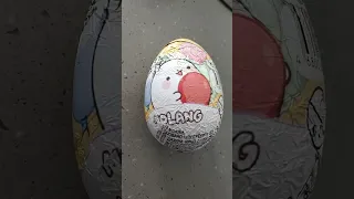 MOLANG шоколадное яйцо. распаковка! 👍👍👍