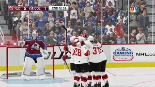 NHL 19 - New Jersey Devils Vs Colorado Avalanche Gameplay - NHL Season Match March 17, 2019