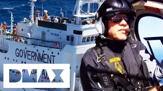 The Sea Shepherds Close In On Mysterious Government Ship | Whale Wars