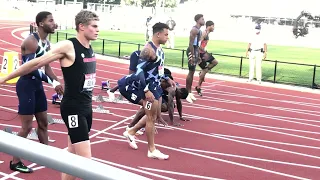 Men's 100m U.S. Olympic Trials: Kerley (9.92), Baker, Lyles, Boling, Bracy-Williams, Semi-Finals