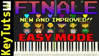 NEW AND IMPROVED - Learn to Play Finale from Undertale - Easy Mode