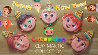 cocomelon happy new year family clay making collection 코코멜론 가족 새해 클레이로 만들기 모음