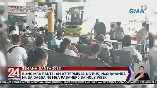 Ilang mga pantalan at terminal ng bus, naghahanda na sa dagsa ng mga pasahero... | 24 Oras Weekend