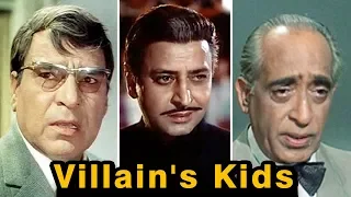 Famous Super Villains Of Bollywood And Their Children !!