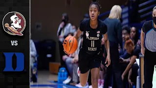 Florida State vs. Duke Women's Basketball Highlights (2021-22)