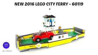 NEW 2016 LEGO CITY FERRY 60119 - SPEED BUILD