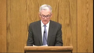 Fed Chair Jerome Powell Delivers Remarks I LIVE