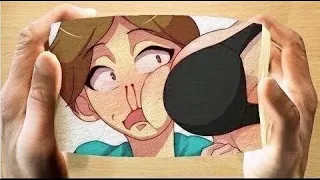 Alex and Steve Moment | Minecraft | Anime Flipbook #7 | MOMX Art