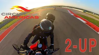 POV 2-Up Ride at Circuit of The Americas! | Ducati Fan Lap Madness 🚀