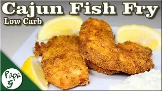 Cajun Fried Fish – Low Carb Keto Seafood Fish Fry Recipe