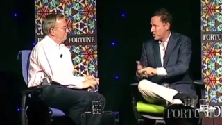 Peter Thiel tells Google Chairman: "You have NO IDEA what you're doing"