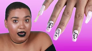 Lesbians Get Long Nails For The First Time