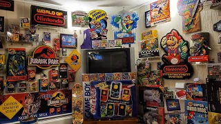 2020 Nintendo Game Room Tour...Retro Gaming  Displays, Games, and Memorabilia!!