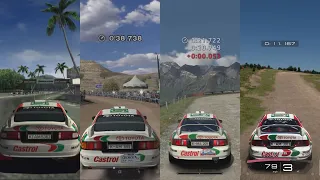 Evolution of the Toyota Celica Rally Car (ST205) in Gran Turismo (1999 - 2022 / GT2 - GT7)