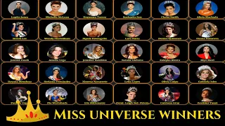 Miss Universe Winner 1952-2019