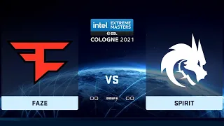 🔴  RU Spirit vs FaZe  | IEM Season XVI - Cologne