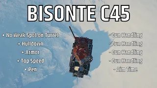 Bisonte C45 - Lot of Ground Work To Make it Good! [Tank Review]