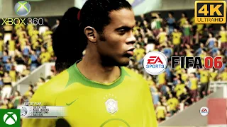 FIFA 06 - Brazil vs Argentina | Ronaldinho ● Ronaldo ● Adriano ● Kaká - QUADRADO MÁGICO - XBOX 360