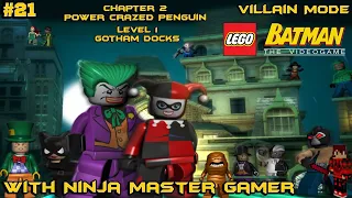 LEGO Batman: The Videogame DS Walkthrough #21 Chapter 2 Level 1 “Gotham Docks” “Villain Mode”