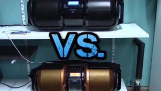 Sharp GX-BT9 Boombox vs. Sharp GX-M10 Boombox AUX Faceoff