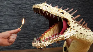 EPIC Fire Breathing Dragon with Matches Chain Reaction