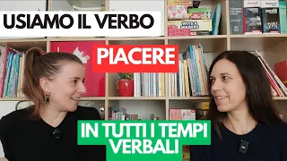 USIAMO IL VERBO "PIACERE" IN TUTTI I TEMPI VERBALI🥰|Real Italian Conversation (sub ITA)