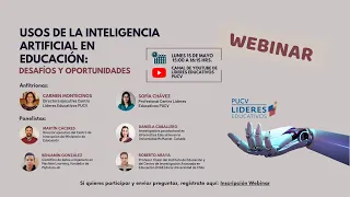 Webinar "Usos de la Inteligencia Artificial en Educación: Desafíos y oportunidades"