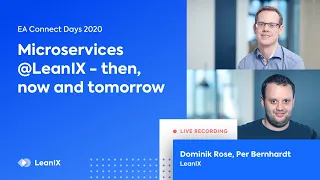 Microservices at LeanIX - then, now and tomorrow