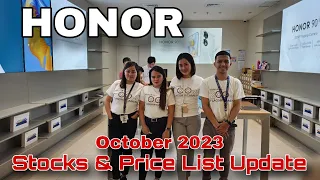 HONOR Stocks & Price List Update October 2023 / Honor 90 Lite  / Honor 90 5G / Honor Laptop series