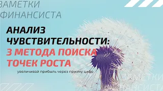 Анализ чувствительности: что даст наибольший прирост прибыли? Три метода и инструмента для анализа