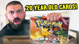 Opening Pokemon Cards Live, But It's a $20,000 Vintage Box