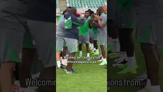 Nigeria Super Eagles Players Celebrating Different League Winners