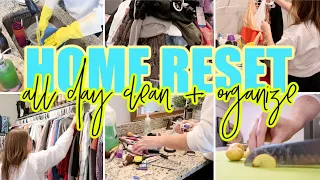 ALL DAY CLEAN & ORGANIZE 🤩 | END OF YEAR HOME RESET | EXTREME CLEANING MOTIVATION!