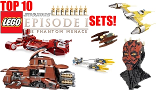 Top 10 LEGO Star Wars Episode 1 Sets! (The Phantom Menace)