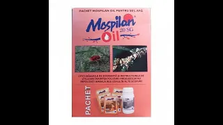 Uleiul horticol MOSPILAN OIL  si Midos OIL inlocuiesc  produsele(Confidor Oil si Nuprid OIL )