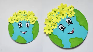 Environment Day Greeting Card DIY | 5th June World Environment Day Card making | Earth Greeting Card