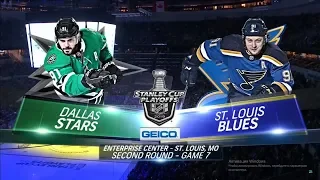 Dallas Stars vs St  Louis Blues   Second round   Game 7   Stanley Cup 2019   Обз