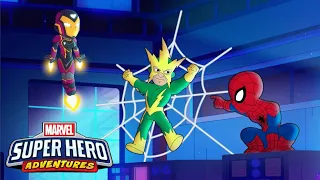 I 5 momenti migliori di Spidey | Spidey combatte i cattivi |Marvel Super Hero Adventures Compilation