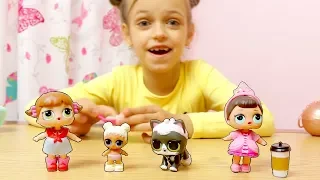 ЛОЛ ОДЕВАЛКИ! Under Wraps Surprise Dolls and Fashion Crush Blind Bags, Dress up - Распаковка