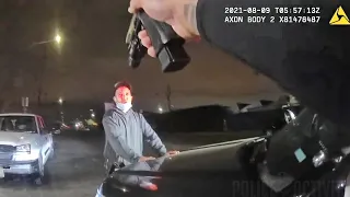 Bodycam Footage of Cops Shooting Robbery Suspect in Long Beach, California
