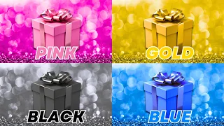 Choose Your Gift 🎁 Pink, Gold, Black or Blue 💓💛🖤💙 How Lucky Are You? Quiz Elephant