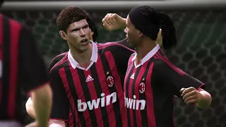 Pro Evolution Soccer 2010 - AC Milan vs Inter Gameplay (2023) (PC HD) [1080p60FPS]