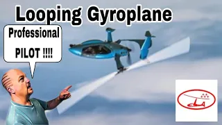 Cell Phone Video of ELA Gyrocopter Factory & Looping