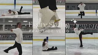 i had the entire rink to myself for an hour🙈 | figure skating practice vlog ❄️⛸️