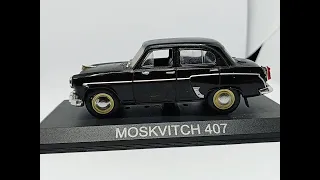 Москвич 407. Обзор одного из лучших советских автомобилей в масштабе 1:43.