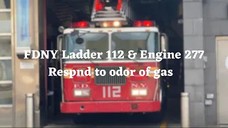 **2001 SPARE PA300** FDNY Ladder 112 And Engine 277 Responding to an odor of gas